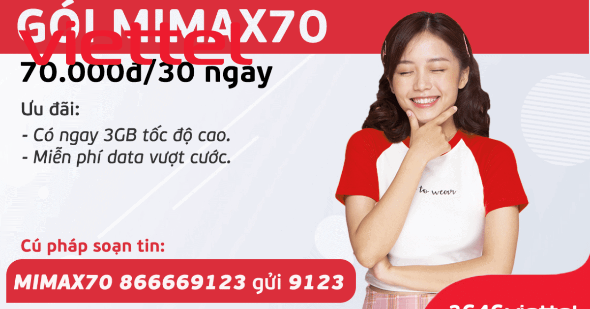 Cách Hủy Gói MIMAX70 Viettel 